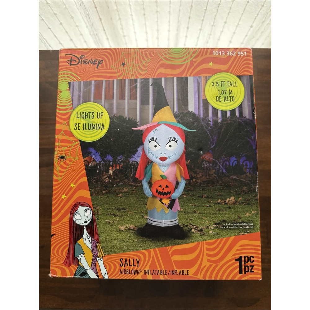 Disney Sally Airblown Inflatable 3.5 ft Nightmare Before Christmas Halloween